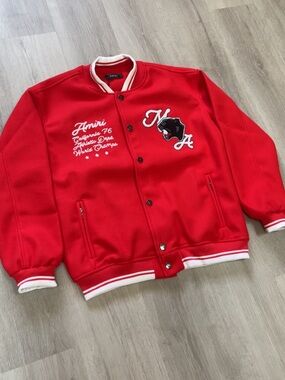 AMIRI Varsity Black Panther Jacket - Men’s Large